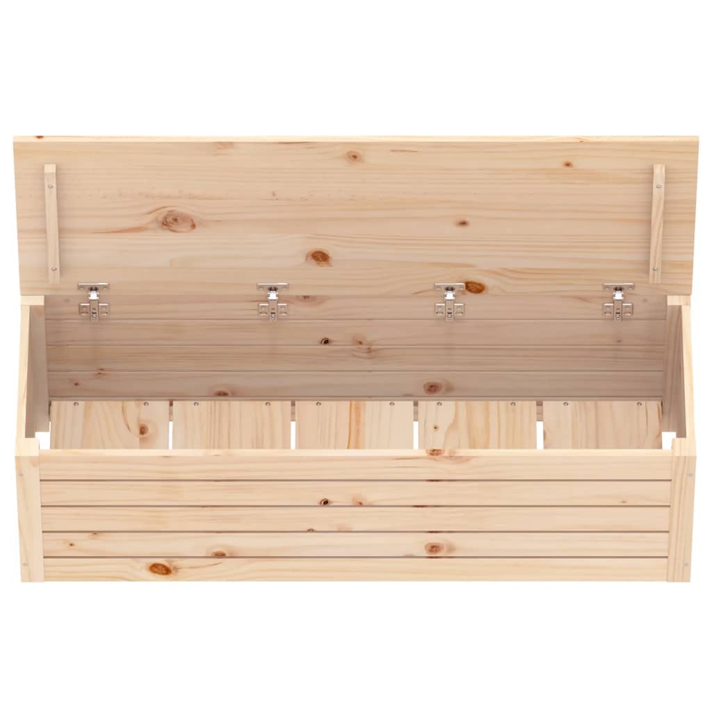 vidaXL Caja de almacenaje madera maciza de pino 109x36,5x33 cm