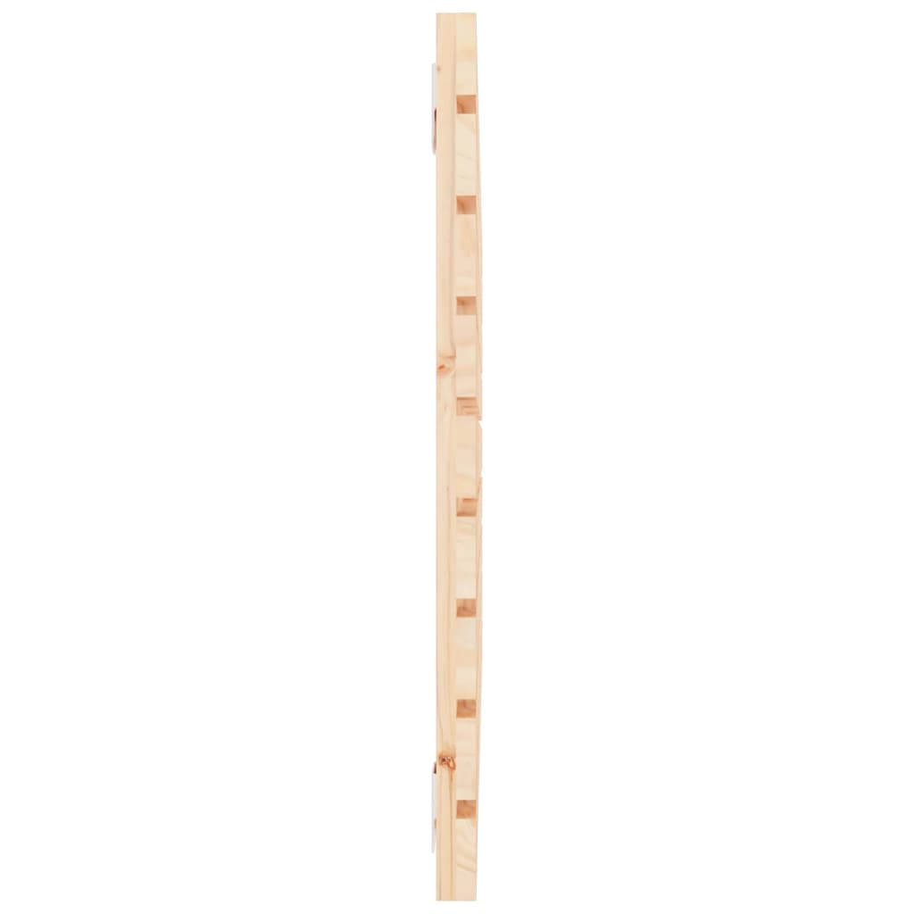 vidaXL Cabecero de cama de pared madera maciza de pino 106x3x63 cm