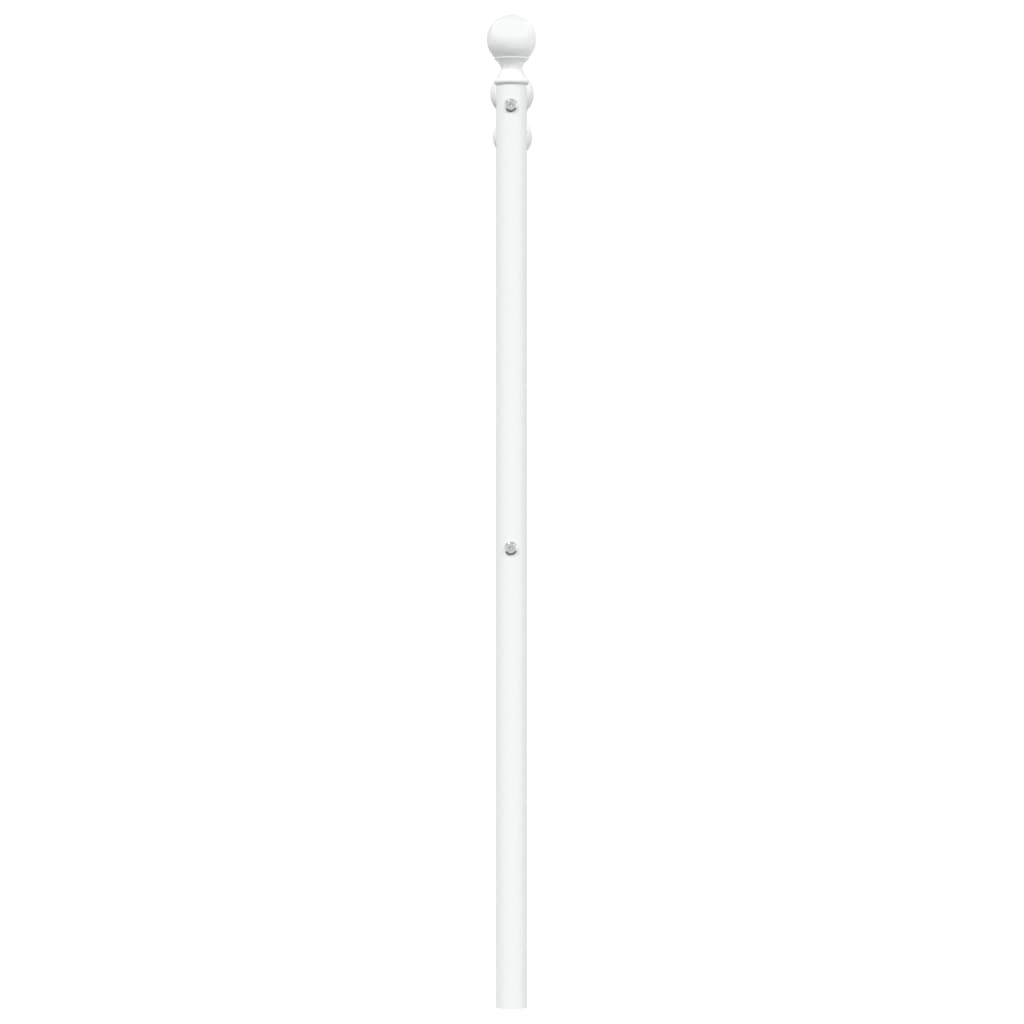 vidaXL Cabecero de metal blanco 160 cm