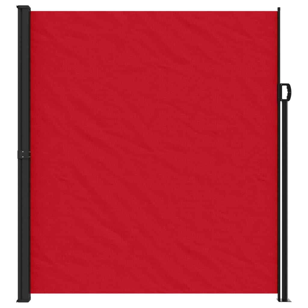 vidaXL Toldo lateral retráctil rojo 220x600 cm