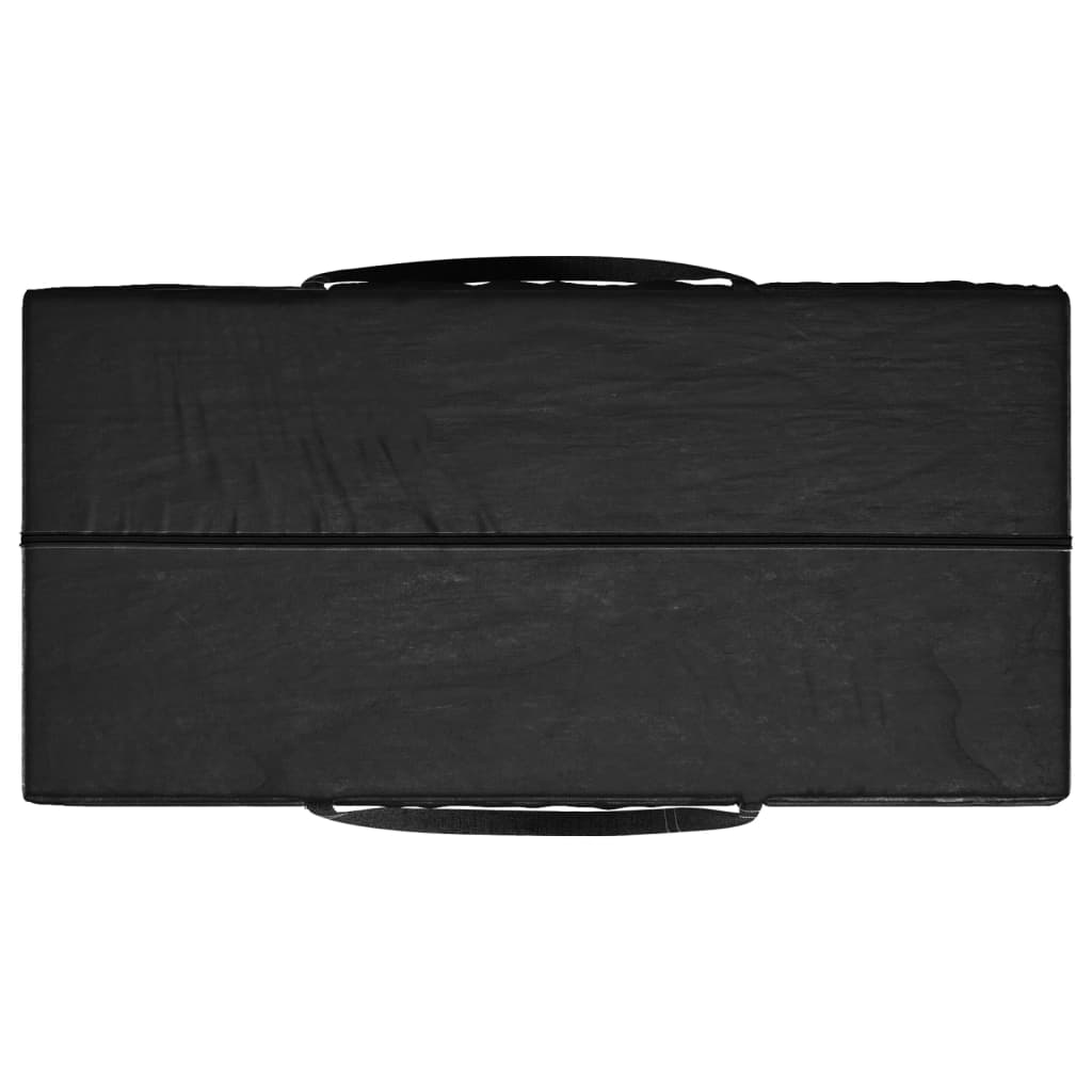 vidaXL Bolsa para cojines de jardín polietileno negro 150x75x75 cm