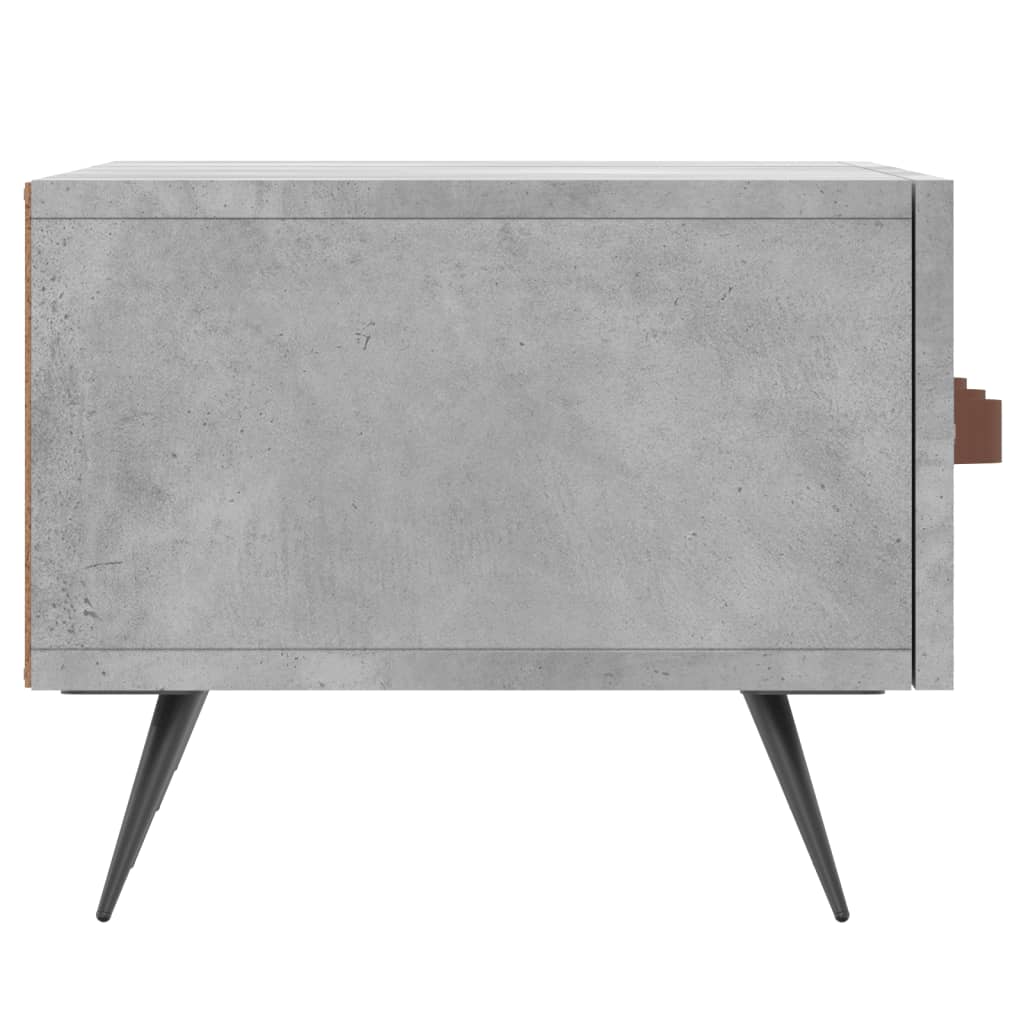 vidaXL Mueble para TV madera de ingeniería gris hormigón 150x36x30 cm