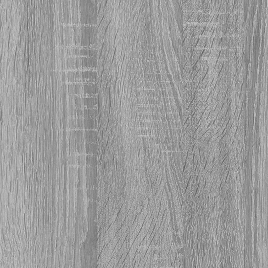 Banco zapatero madera contrachapada gris Sonoma 103x30x48 cm