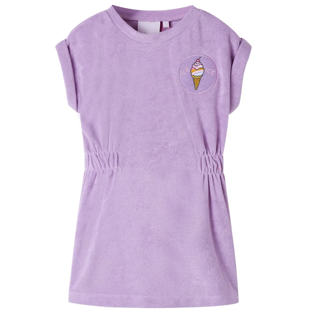 Vestido infantil color lila 128