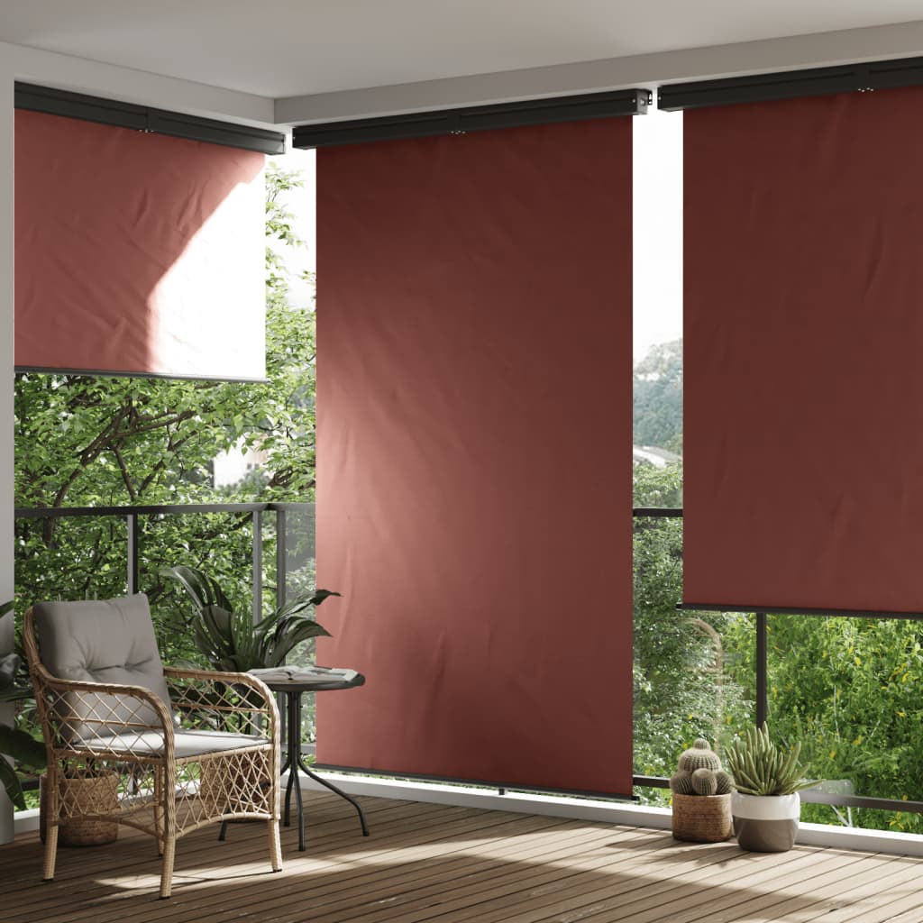 vidaXL Toldo lateral de balcón marrón 165x250 cm