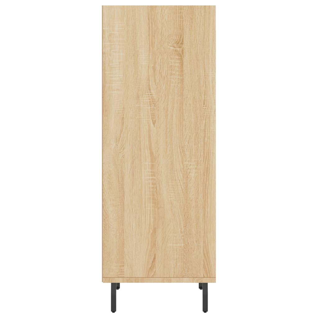 vidaXL Aparador de madera de ingeniería roble Sonoma 34,5x32,5x90 cm