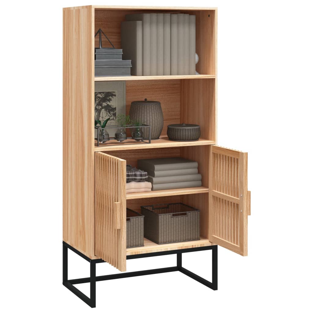 vidaXL Aparador alto madera contrachapada 60x35x125 cm