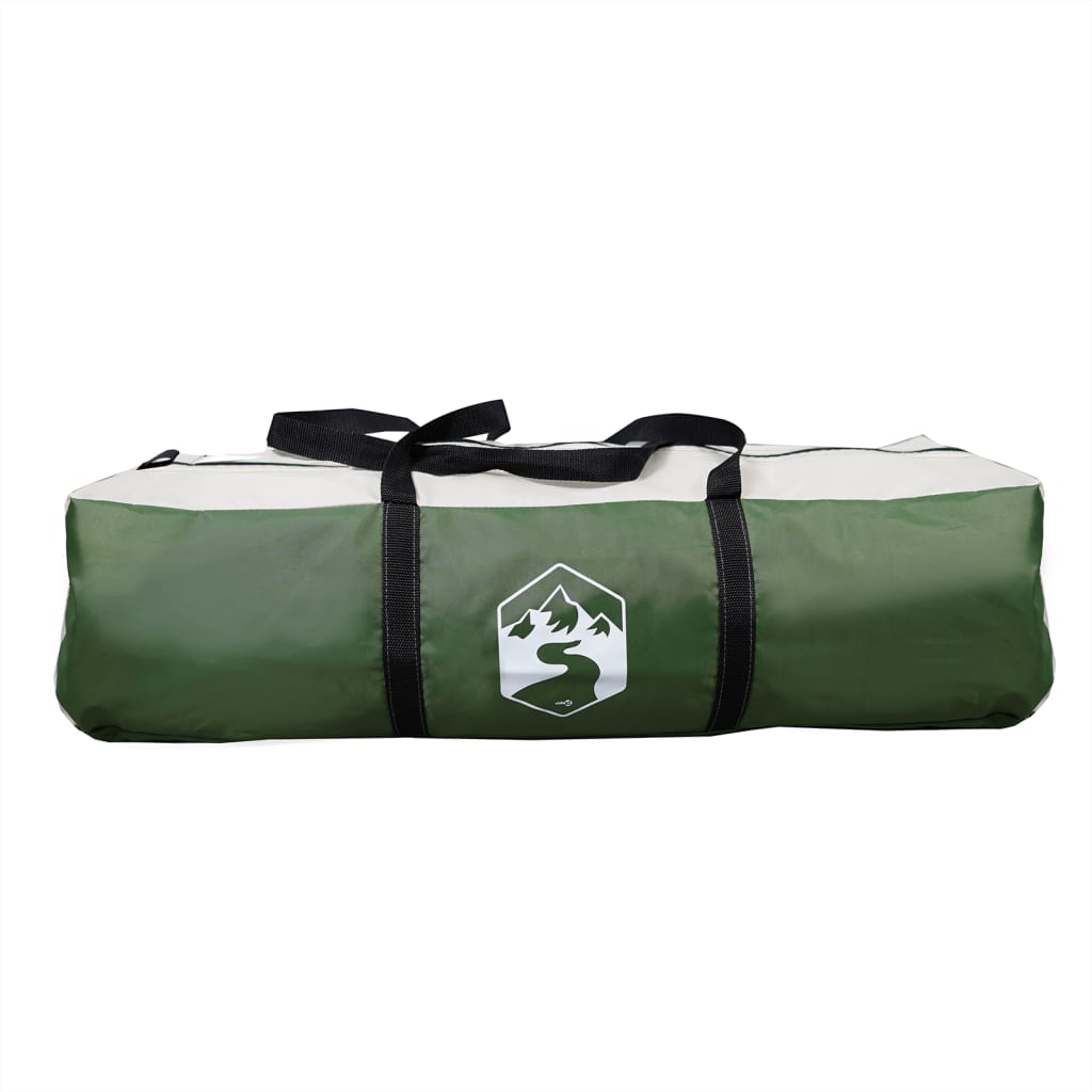 vidaXL Lona de camping impermeable verde 430x380x210 cm