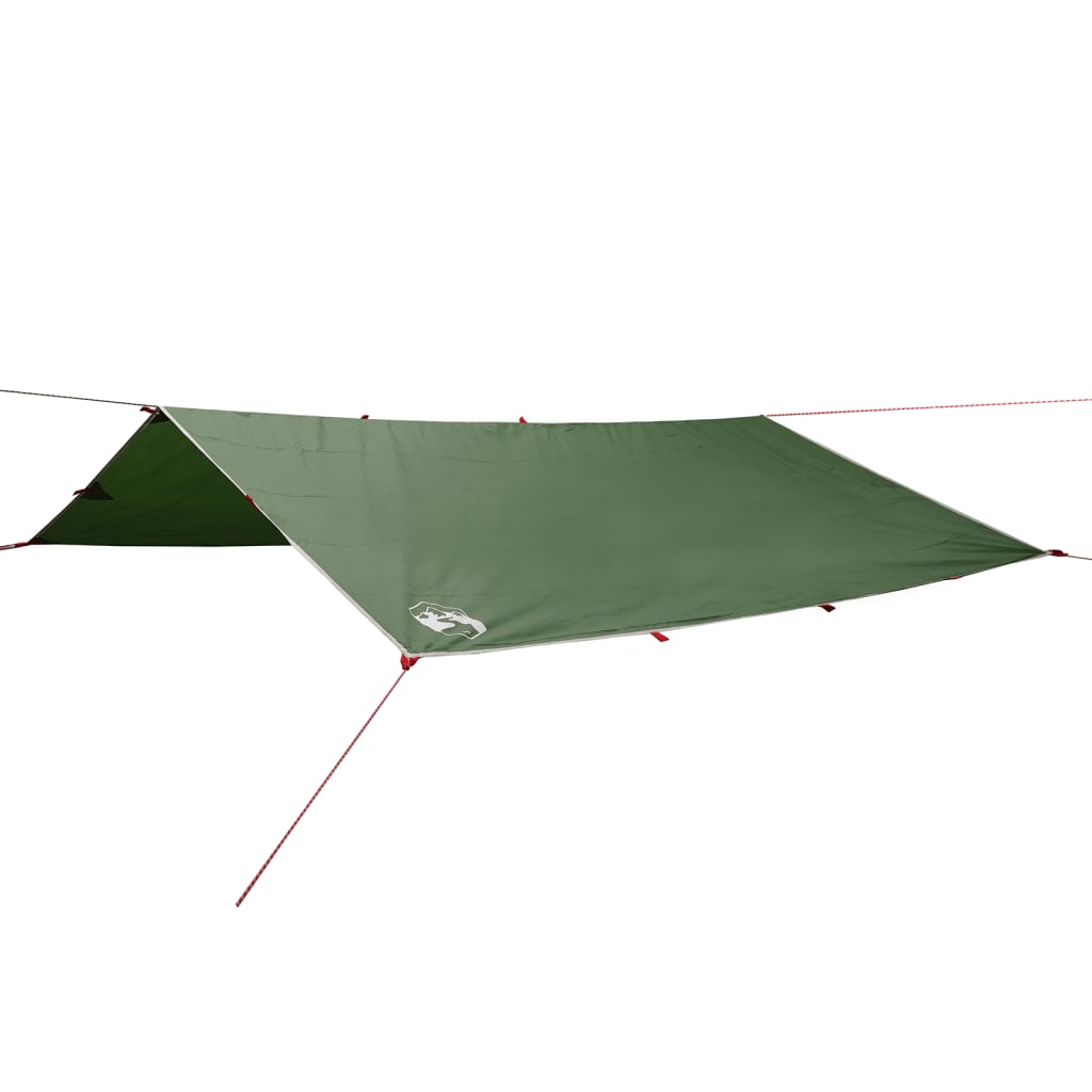 vidaXL Lona de camping impermeable verde 300x294 cm