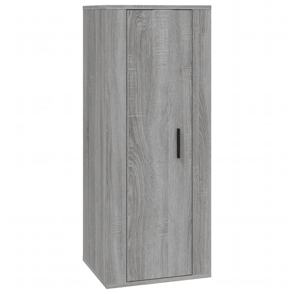 vidaXL Set de muebles para TV 4 pzas madera contrachapada gris Sonoma