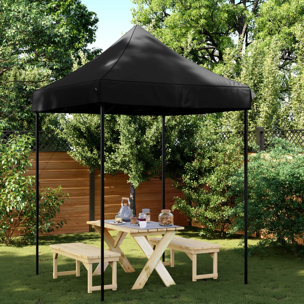 vidaXL Tienda de fiesta plegable Pop-Up negro 200x200x306 cm