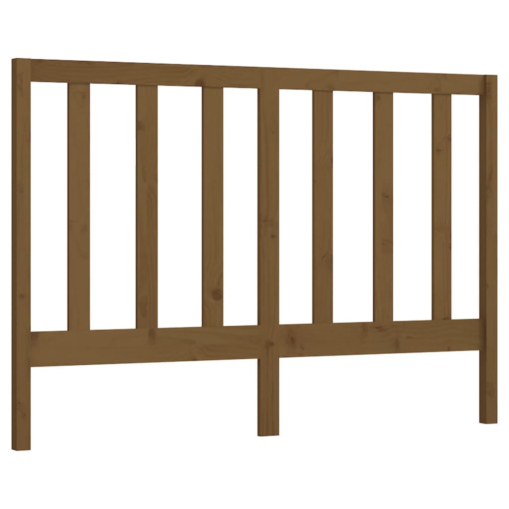 vidaXL Cabecero de cama madera maciza de pino marrón miel 166x4x100 cm