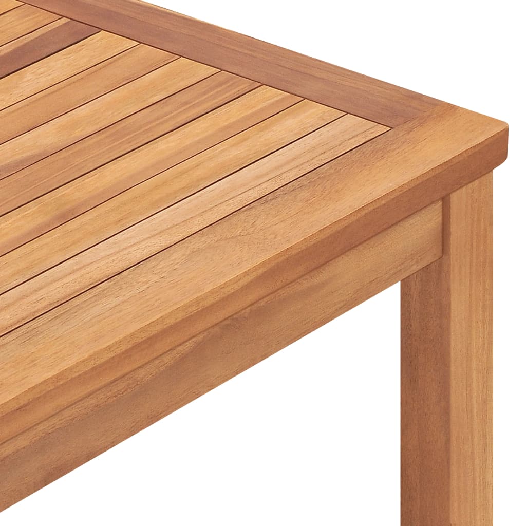 vidaXL Conjunto de comedor de jardín 7 piezas madera maciza de teca