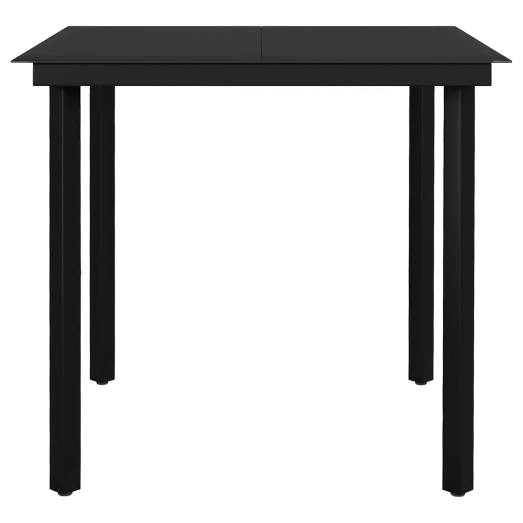 vidaXL Juego de comedor de jardín 5 piezas gris oscuro