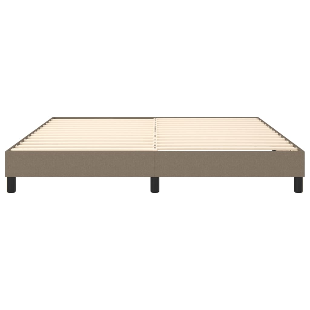 vidaXL Estructura de cama de tela gris taupe 180x200 cm