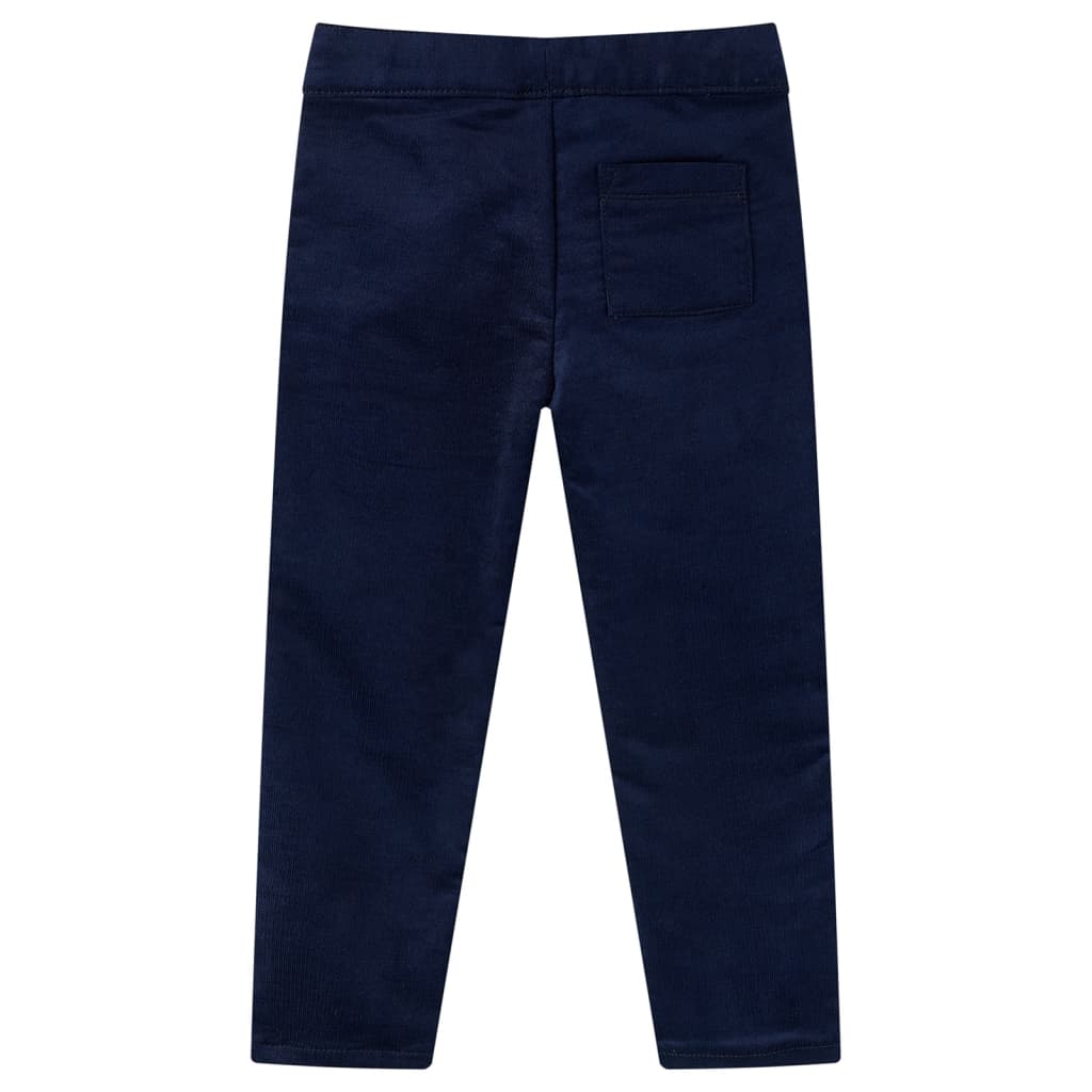 Pantalón infantil azul marino oscuro 128