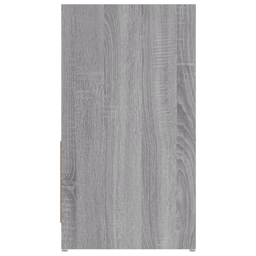 vidaXL Armario de baño madera contrachapada gris Sonoma 60x33x61 cm