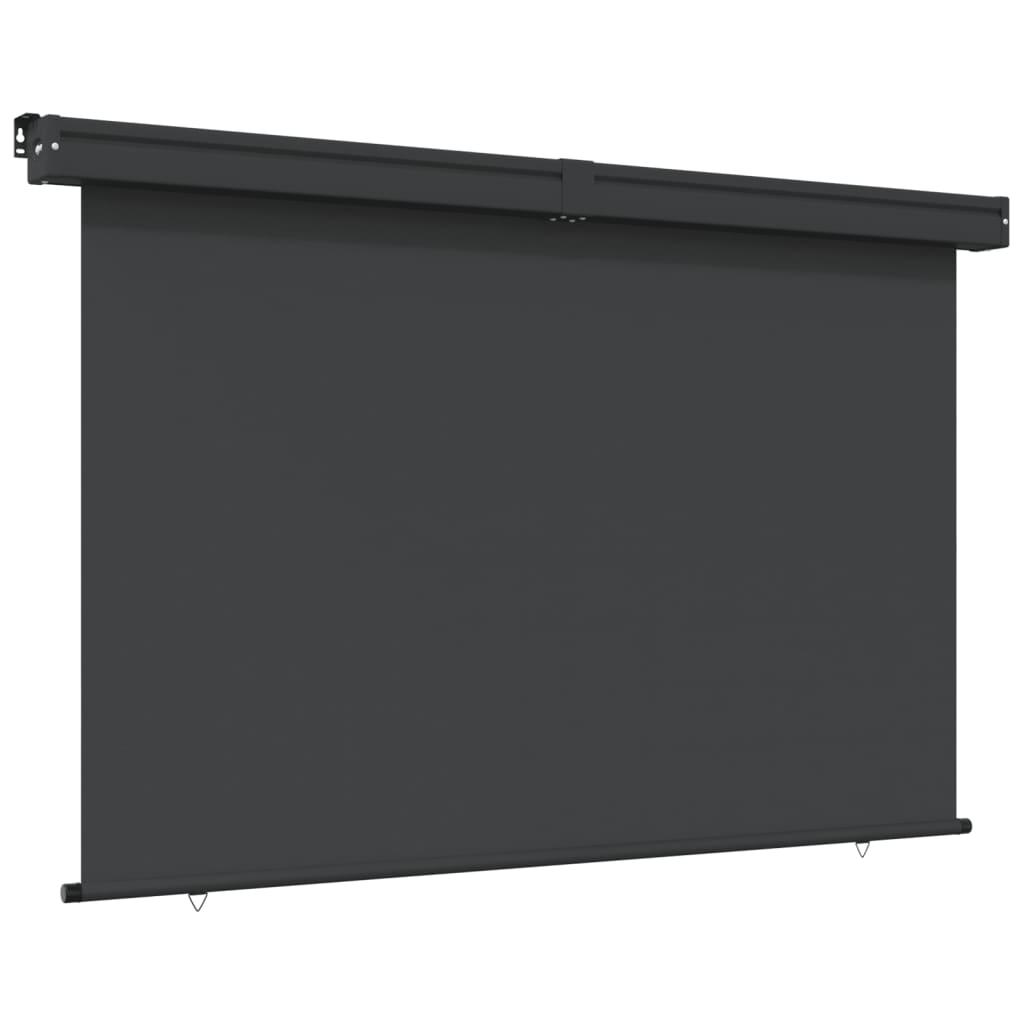 vidaXL Toldo lateral de balcón negro 145x250 cm