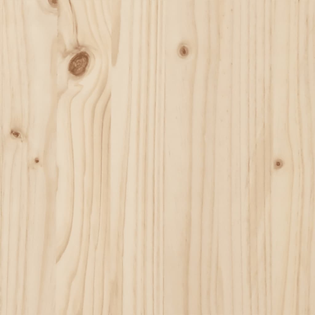vidaXL Banco de recibidor madera maciza de pino 100x28x45 cm
