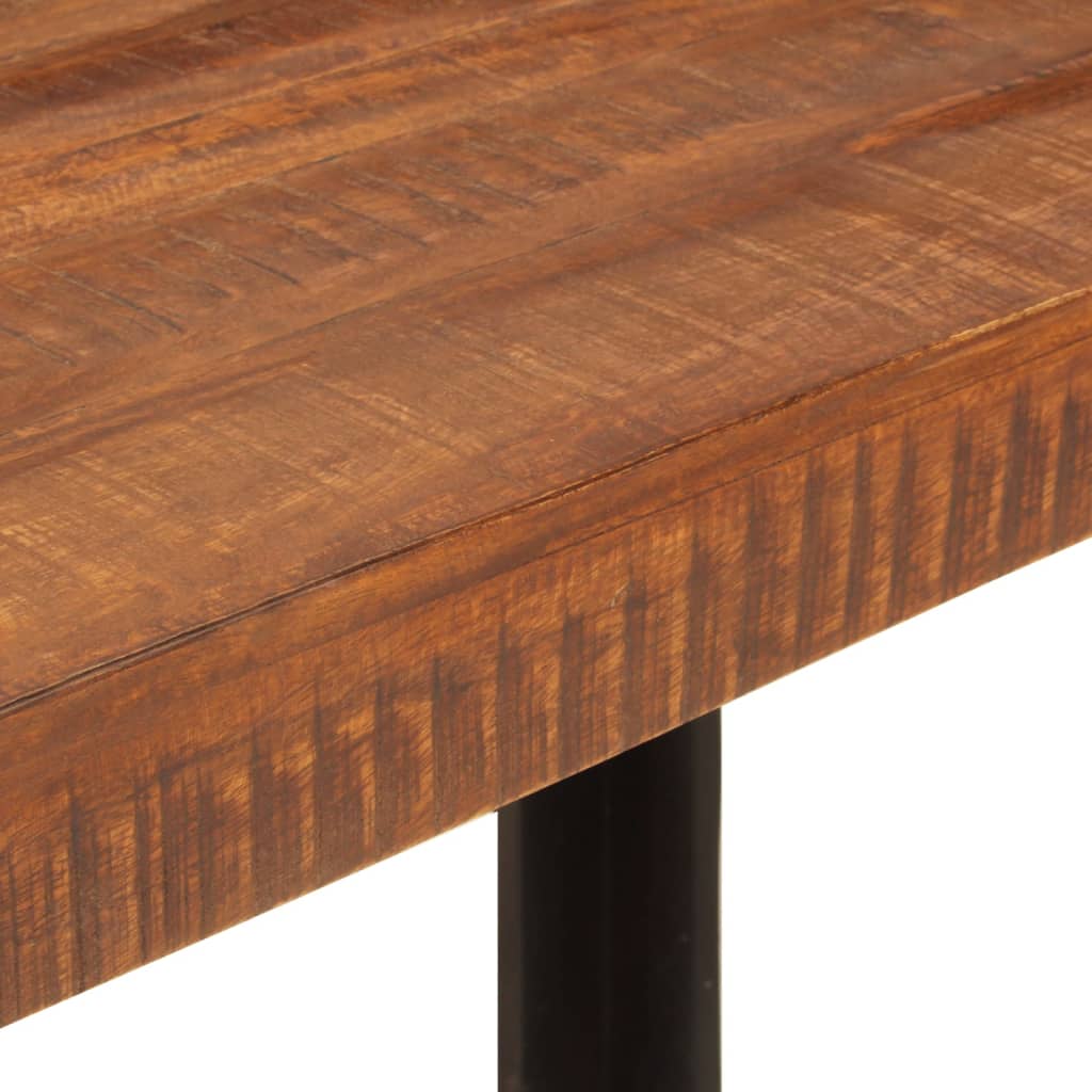 vidaXL Mesa de comedor madera maciza de mango marrón miel 120x60x76 cm