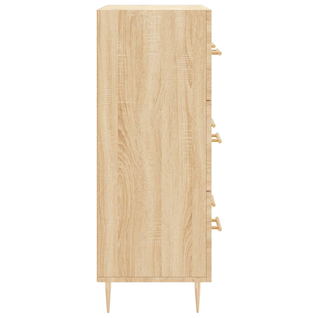 vidaXL Aparador de madera de ingeniería roble Sonoma 69,5x34x90 cm