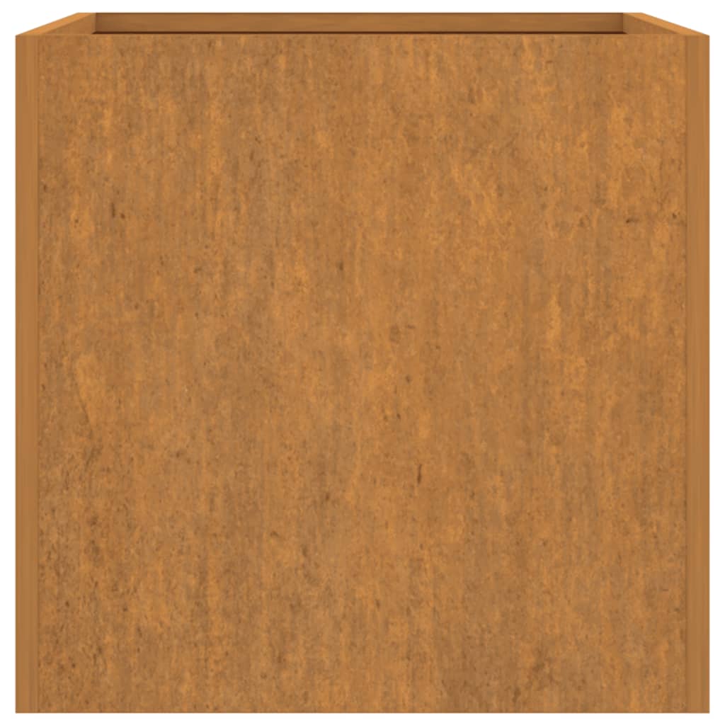 vidaXL Jardinera de acero corten 62x47x46 cm