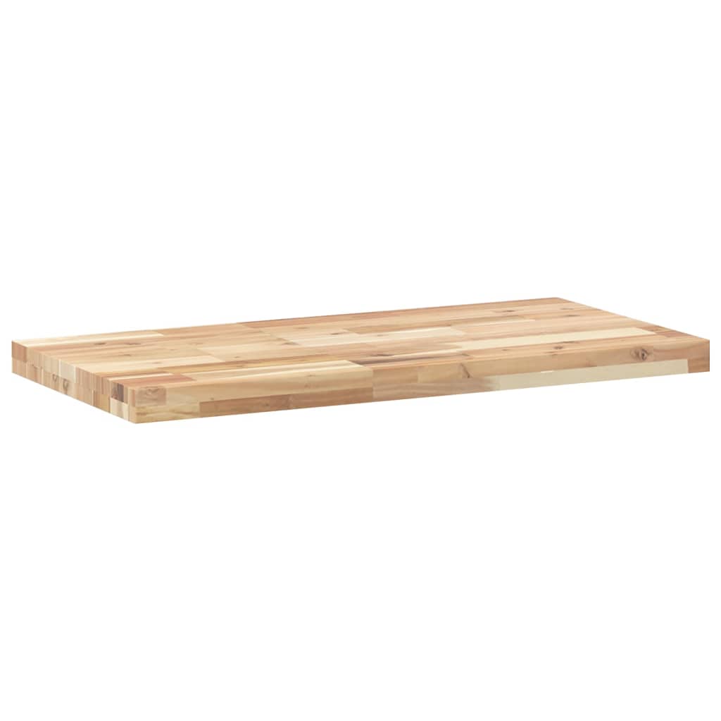 vidaXL Tablero de mesa rectangular madera maciza acacia 100x40x4 cm