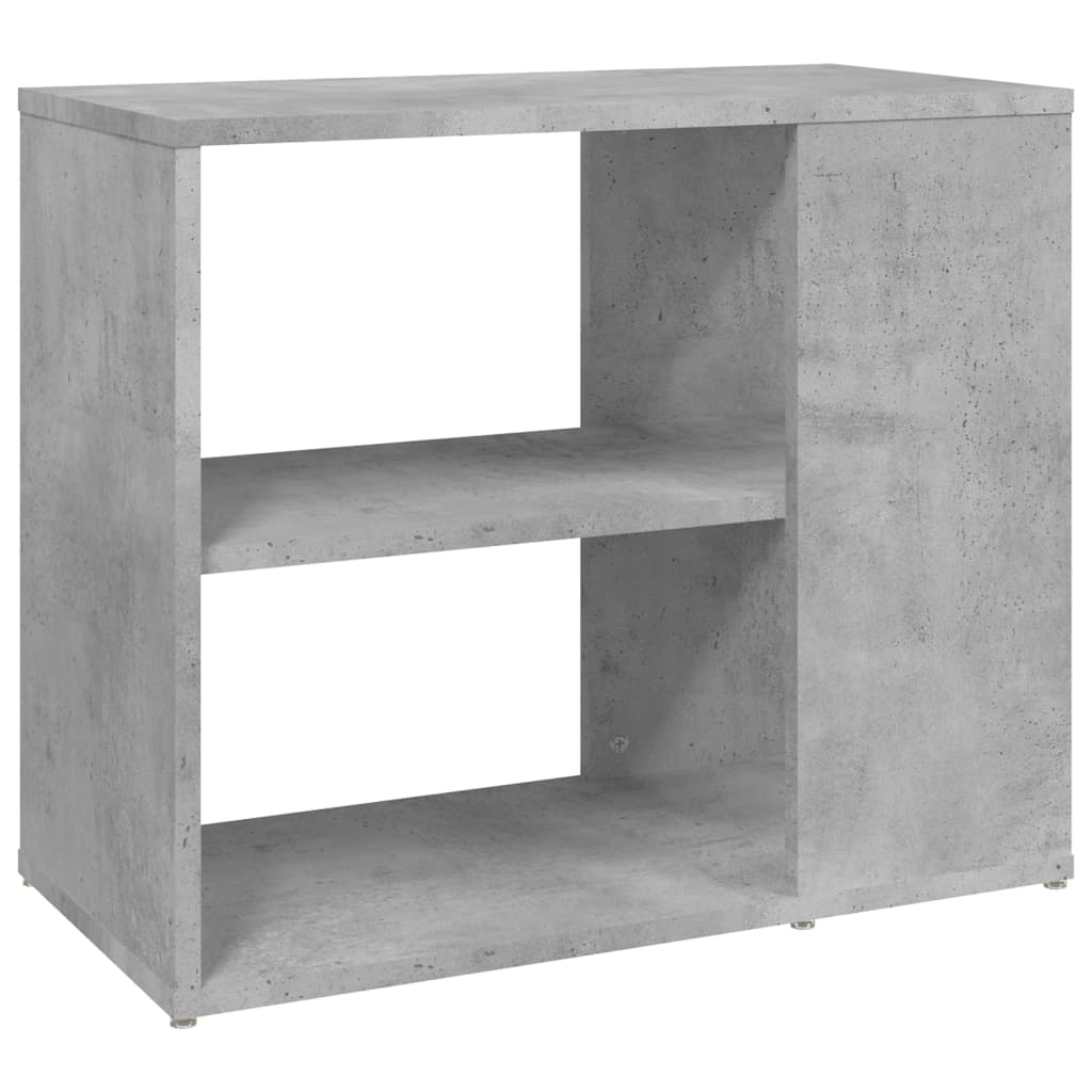 vidaXL Armario auxiliar madera contrachapada gris hormigón 60x30x50 cm