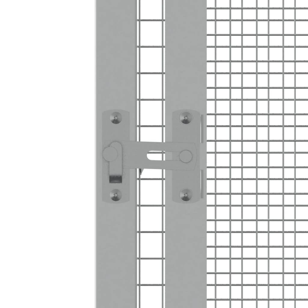 vidaXL Jaula pájaros acero galvanizado antracita 302,5x324,5x211,5 cm