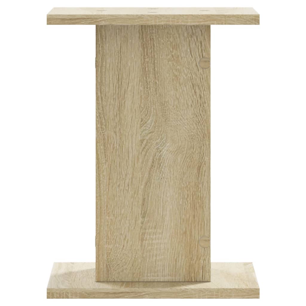 vidaXL Soportes altavoces 2 uds madera roble Sonoma 30x30x40 cm