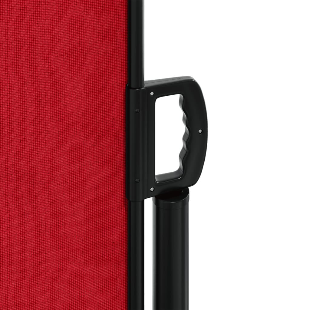 vidaXL Toldo lateral retráctil rojo 180x600 cm