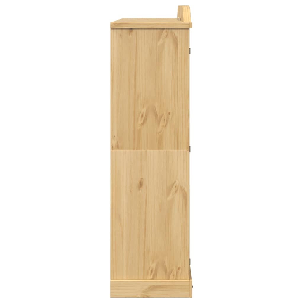 vidaXL Armario Corona madera maciza de pino 194x52x186 cm