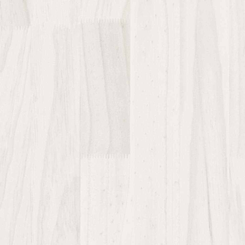 vidaXL Estantería de 5 niveles madera de pino blanco 80x30x175 cm