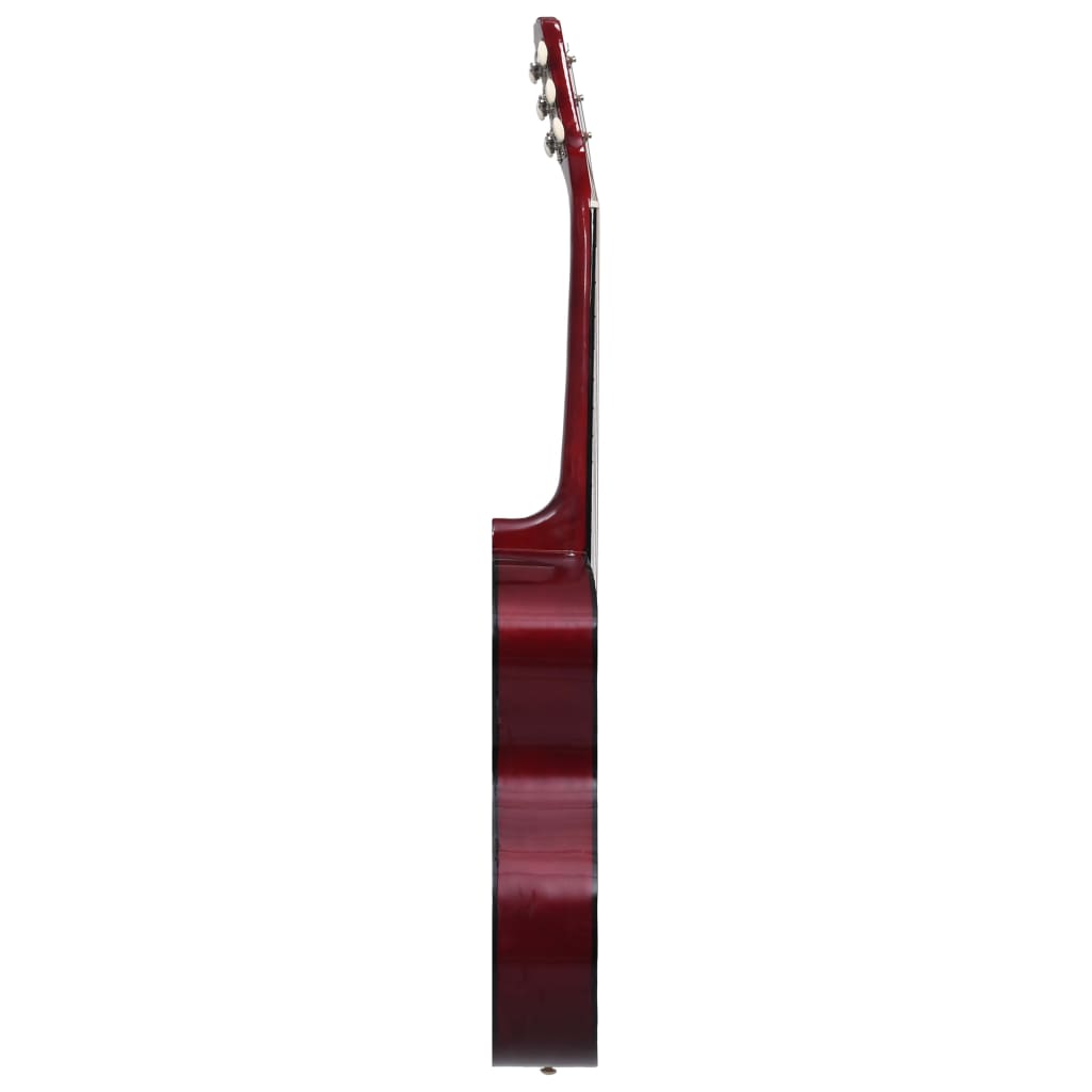 vidaXL Guitarra acústica con cutaway 6 cuerdas madera tilo 38"