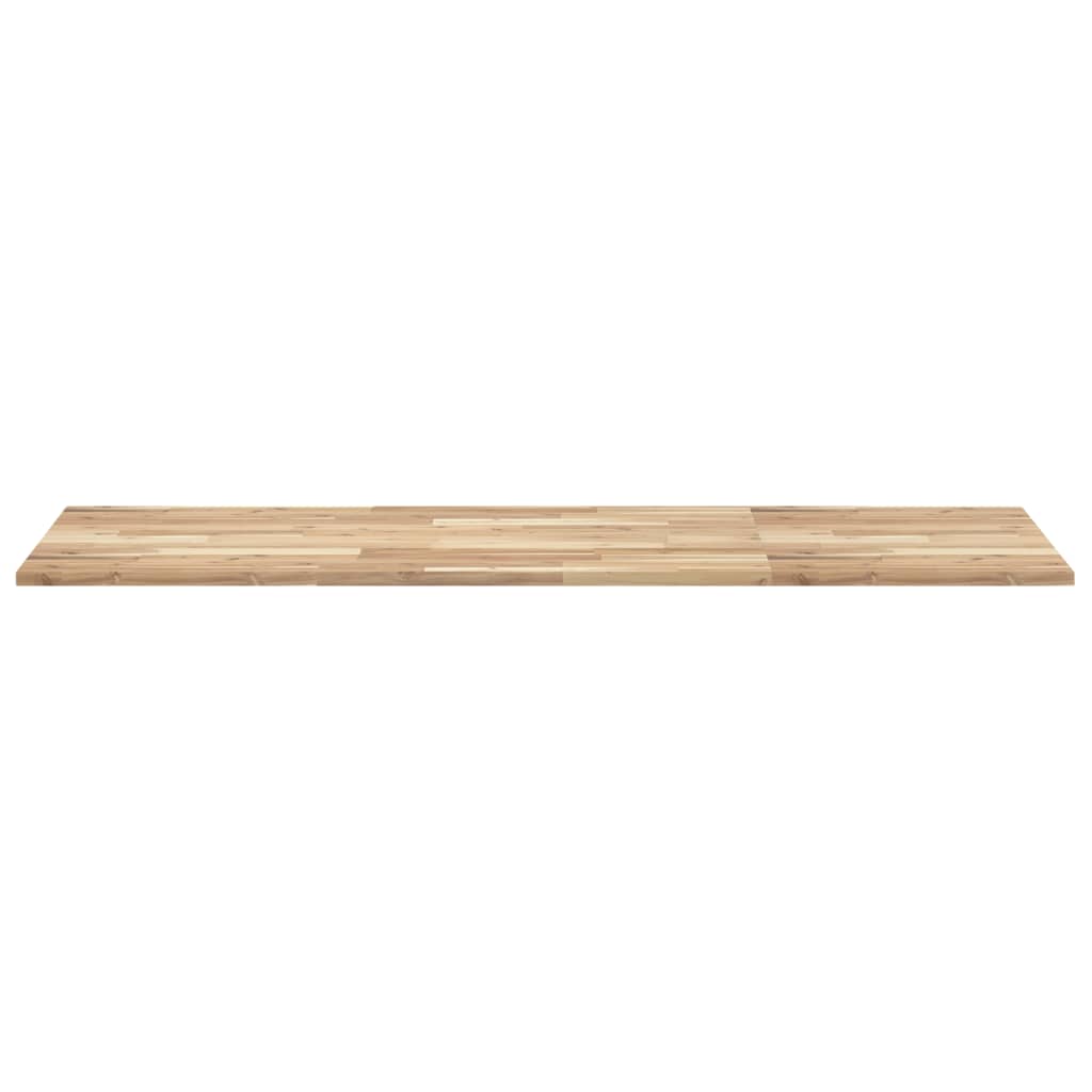 vidaXL Encimera tocador de baño madera acacia sin tratar 140x60x2 cm