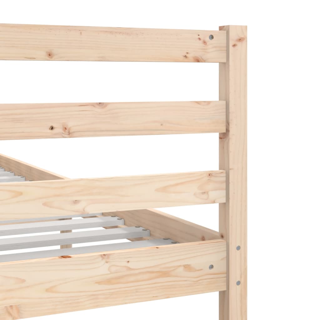 vidaXL Estructura de cama de madera maciza 200x200 cm