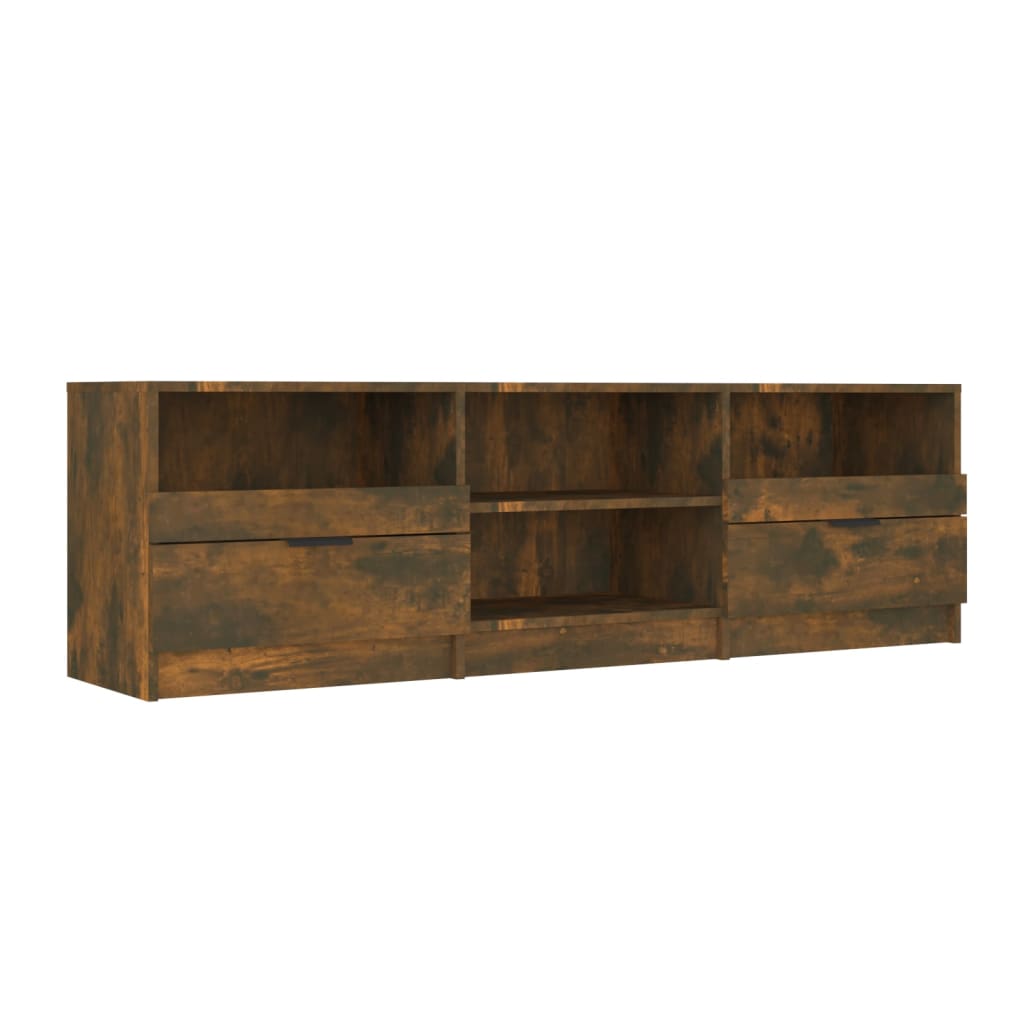 vidaXL Mueble para TV madera contrachapada roble ahumado 150x33,5x45cm