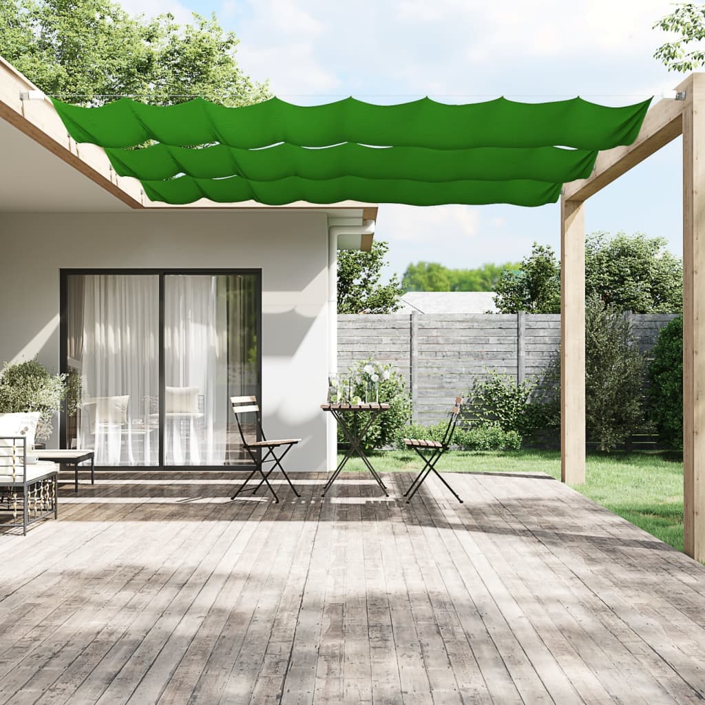 vidaXL Toldo vertical verde claro 60x600 cm tela oxford