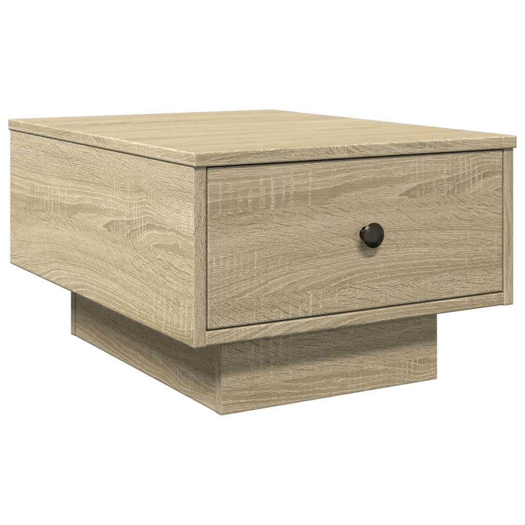 vidaXL Mesa de centro madera de ingeniería roble Sonoma 60x45x31 cm