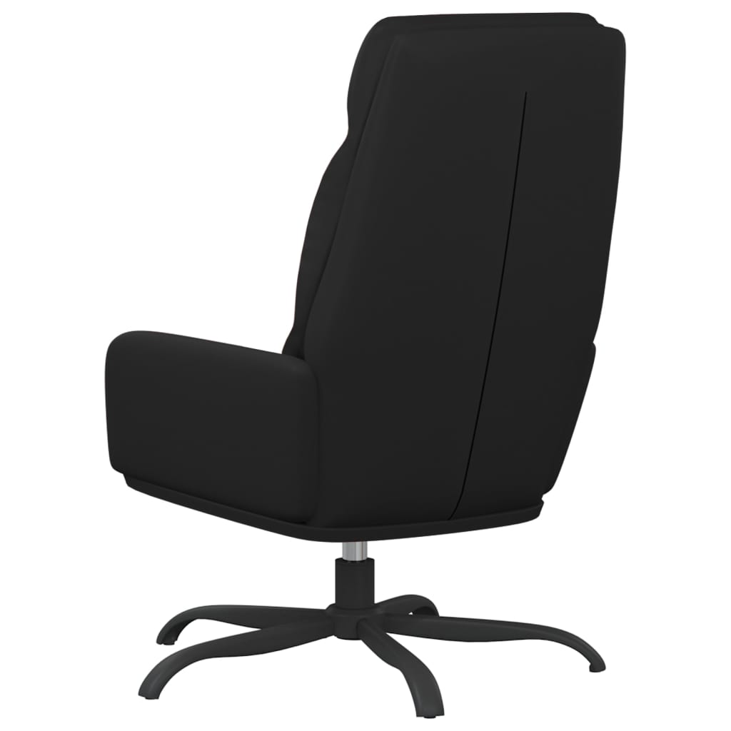 vidaXL Sillón de relax de cuero sintético negro