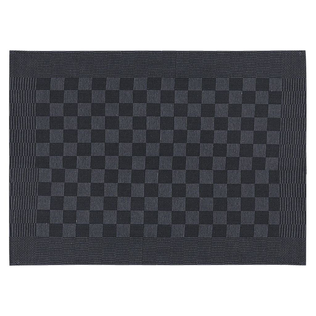 vidaXL Paños de cocina 20 uds algodón negro y gris 50x70 cm