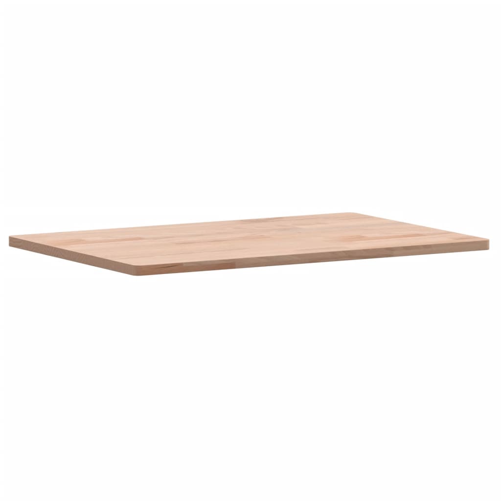 vidaXL Encimera de baño madera maciza de haya 60x40x1,5 cm