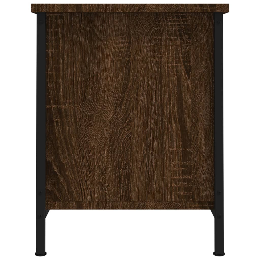 vidaXL Mueble de TV madera contrachapada marrón roble 60x35x45 cm