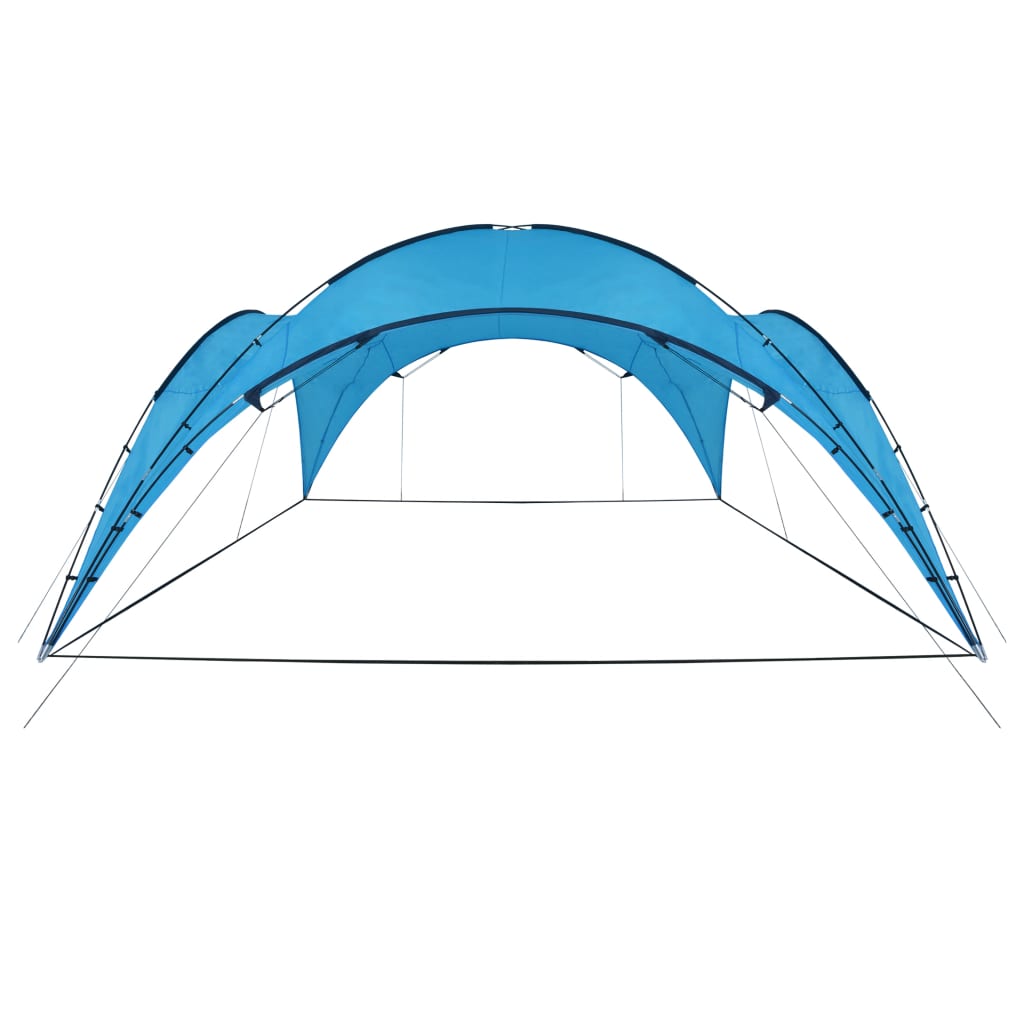 vidaXL Carpa de fiesta arco azul claro 450x450x265 cm