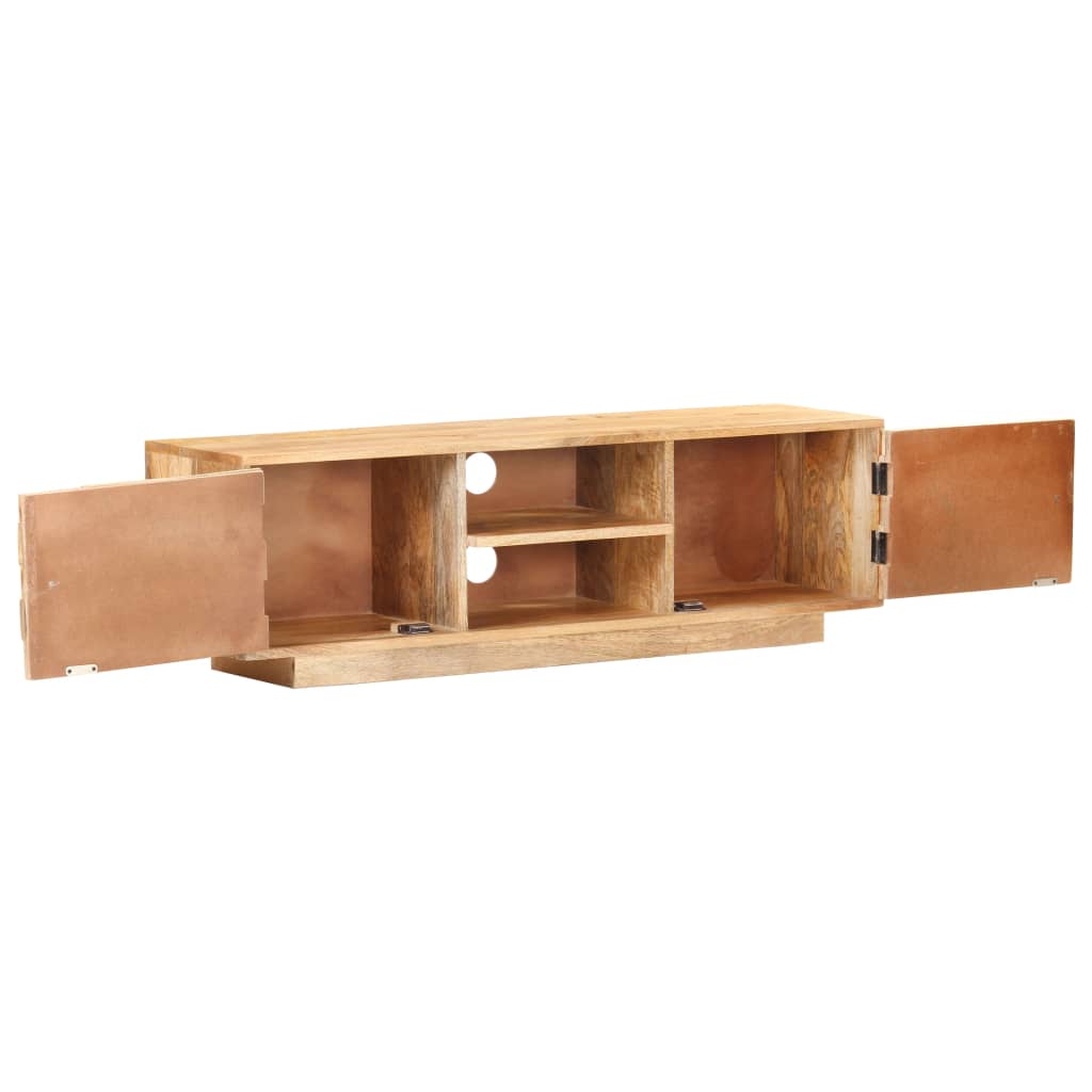 vidaXL Mueble para TV de madera maciza de mango 116x30x35 cm