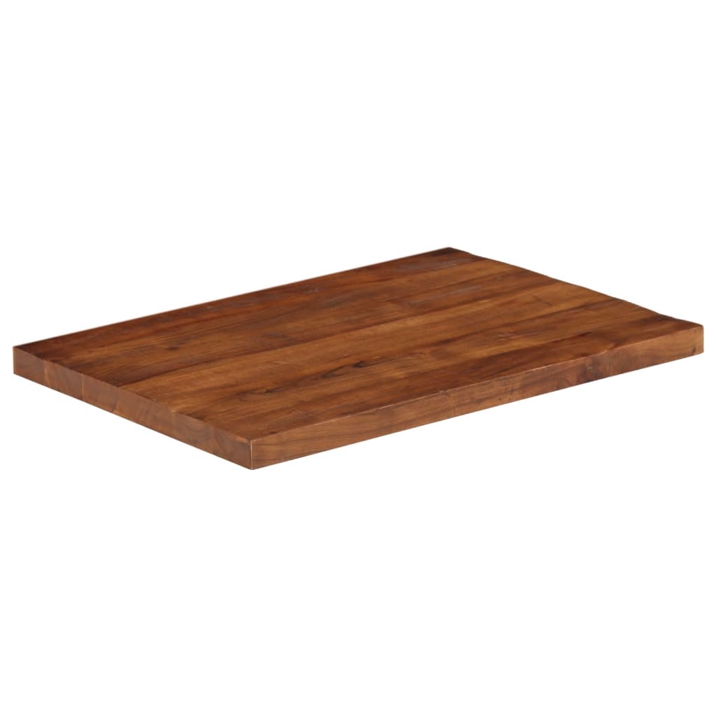 vidaXL Tablero mesa rectangular madera maciza reciclada 90x60x2,5 cm