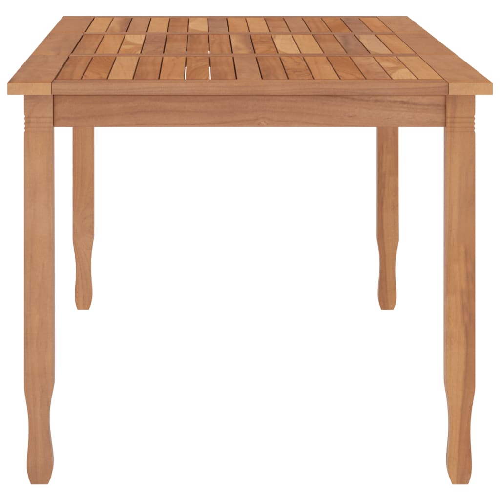 vidaXL Mesa de comedor de jardín madera maciza de teca 200x90x75 cm