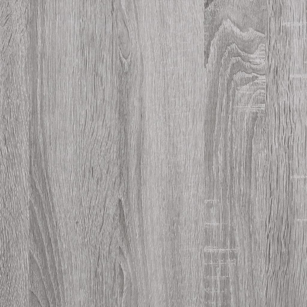 vidaXL Aparador de madera de ingeniería gris Sonoma 90x34x80 cm