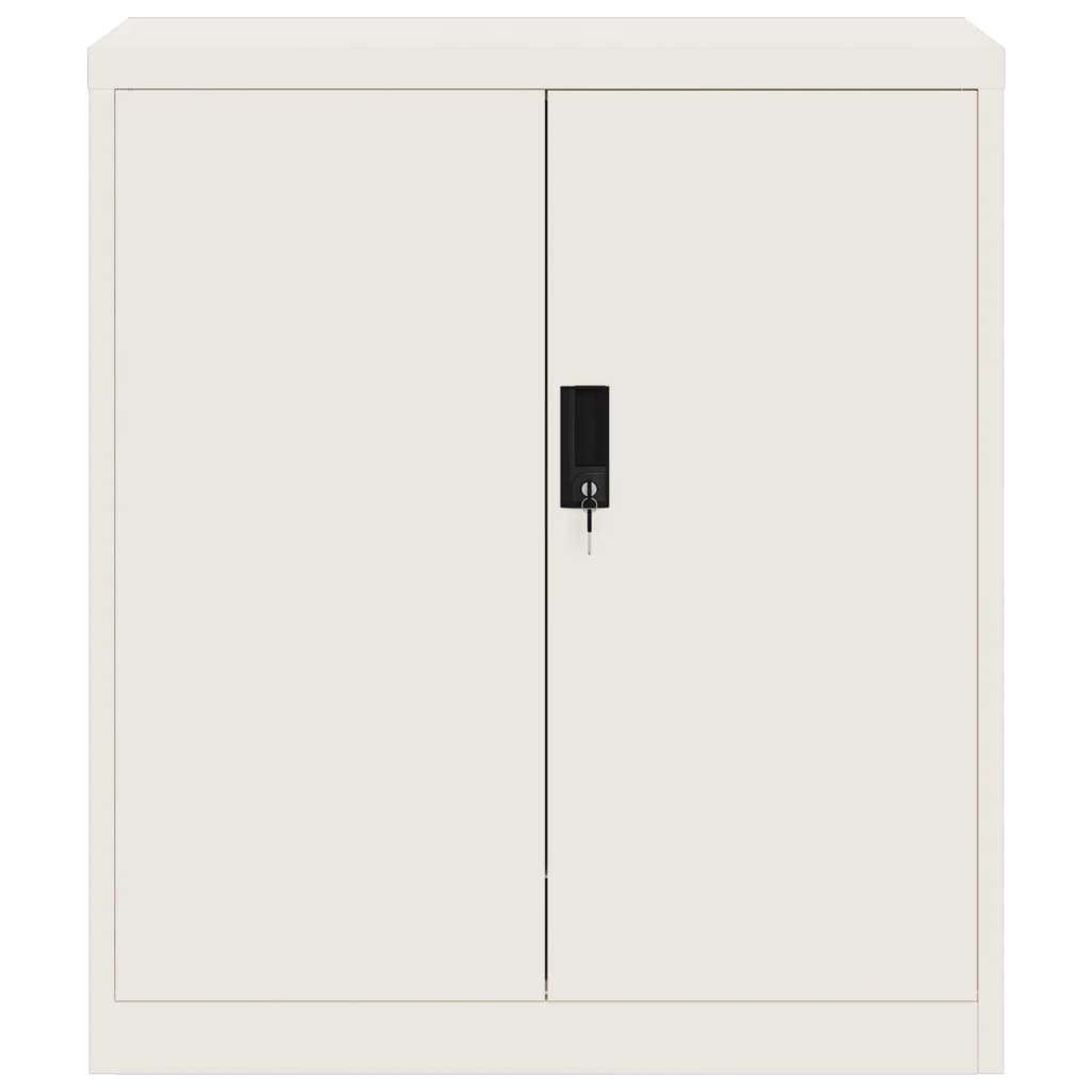 vidaXL Armario archivador de acero blanco 79x40x90 cm