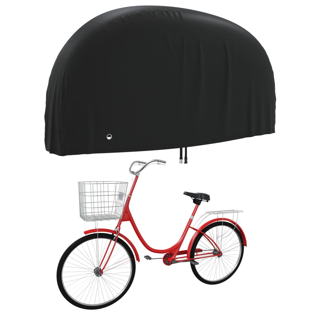 vidaXL Cubierta para bicicleta Oxford 190T negro 200x70x110 cm